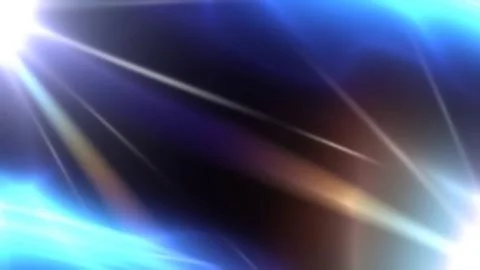 Abstract light rays creating colorful lens flare effect Illustrazione stock