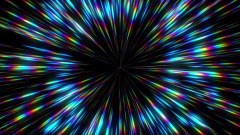 Abstract light rays emanating from a center light Stock Footage 294792217