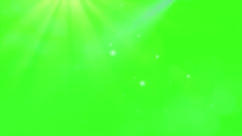 Abstract light rays with glowing particles on a green screen background for Stock Footage 344927793