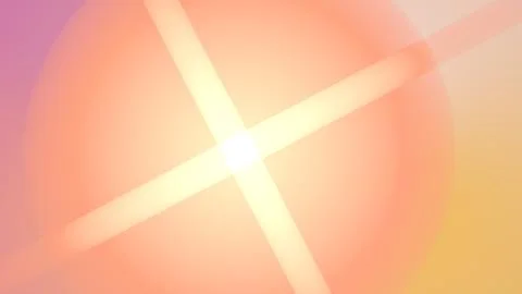 Abstract Light Rays Intersect in a Soft Peach and Pink Gradient 스톡 일러스트
