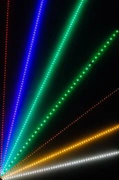 Abstract Light Rays Foto stock