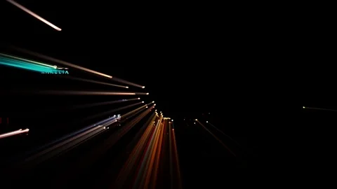 Abstract Light Rays Visual Loop Stock Footage 122571641