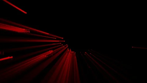 Abstract Light Rays Visual Loop Stock Footage 122578045