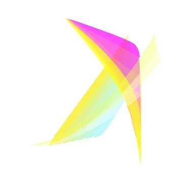 Abstract light refraction movement creating vibrant shapes Stock Illustration