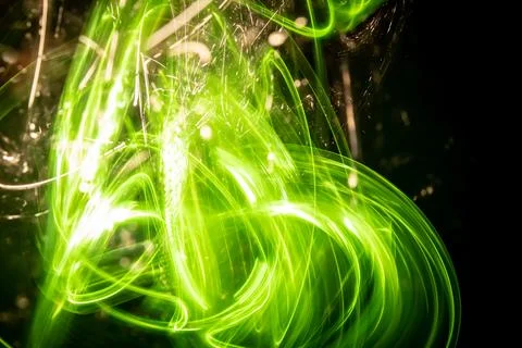 Abstract light shapes without the use of photoshop. Light effects generate .. Foto stock