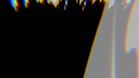 Abstract Light Shards Chromatic Aberration Loop Stock Footage 346442735