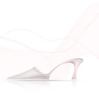 Abstract light shoe Stock Illustration