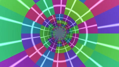 Abstract Light Speed Tunnel Background  A tunnel with Stock Footage 342420875
