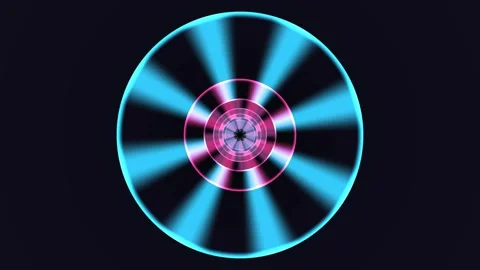 Abstract Light-Speed Tunnel Background Seamless Loop Video stock 342673974