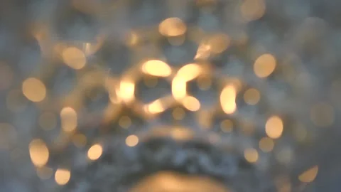 Abstract light spots, defocused burnin candles Stock Footage 87222347