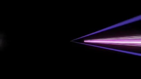 Abstract Light Streaks Converging on Dark Background Dynamic Stock Footage 314241880