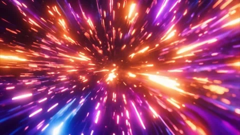 Abstract Light Streaks Stock Footage 284733780