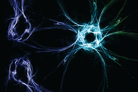 Abstract Light Streaks Stock Illustration