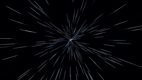 Abstract light streaks motion graphic with cinematic depth effect and dark .. Stock Footage 339947765