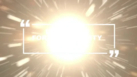 Abstract light streaks moving fast through space creating a warp speed tunnel Stock Footage 346218553
