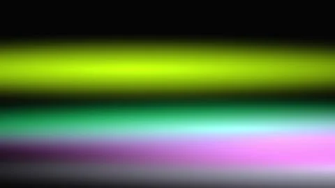 Abstract light streaks moving horizontally with colorful gradients on black.. Stock Footage 340942597