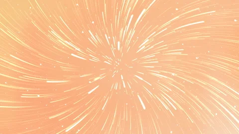 Abstract Light Streaks Radiating in Soft Peach Background Stockbeeldmateriaal 334492907