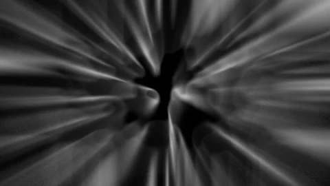 Abstract light streaks zoom forward in tunnel with cinematic motion during .. Stock Footage 340942615