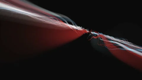 Abstract Light Strings Patterns Flowing Background Loop Stock Footage 150040056