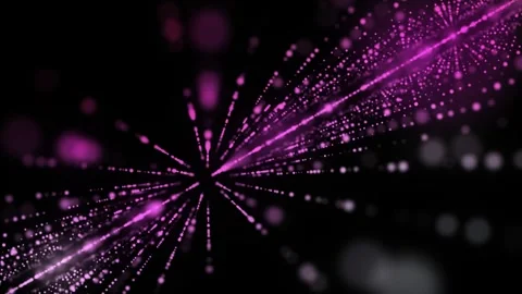 Abstract light stripes on a dark background. Stock-Footage 270085200