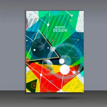 Abstract light template background Stock Illustration