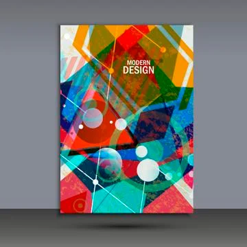 Abstract light template background Illustrazione stock