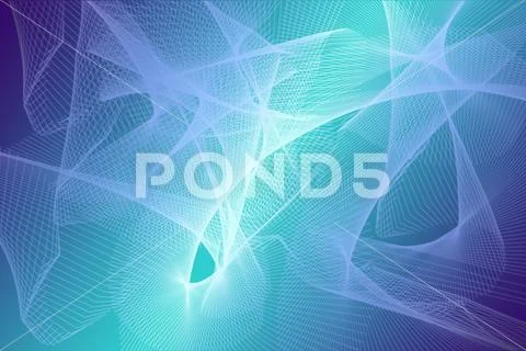 Abstract Light Trail Background With Purple Blue Teal Gradient PSD Template