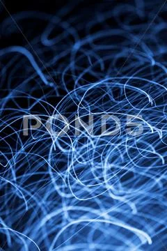 Abstract light trails background Stock-Fotos