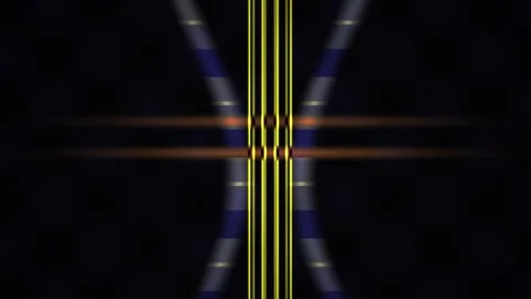 Abstract light trails on black background. Stock Footage 335504764