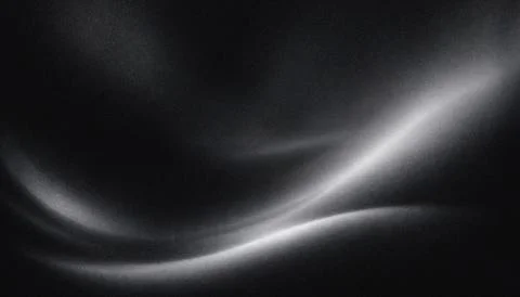 Abstract Light Trails on Black Background. Illustrazione stock