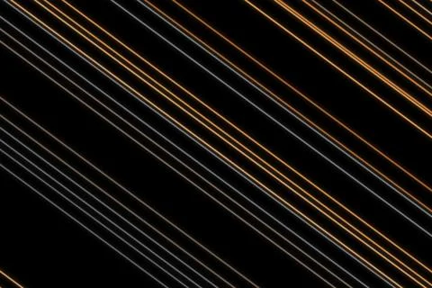 Abstract light trails on black background Stock Illustration