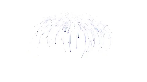 Abstract Light Trails in Blue Stock Footage 289127929