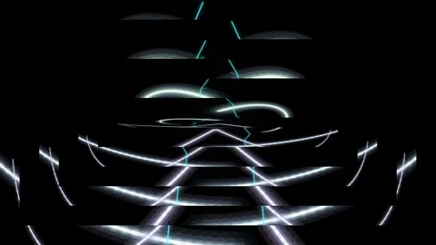 Abstract Light Trails in Dark Background. Stock Footage 329927423