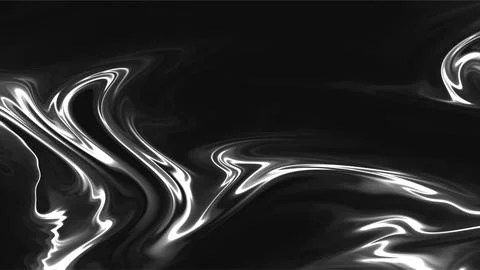 Abstract Light Trails in Dark Background for Artistic Design. Stock Illustration