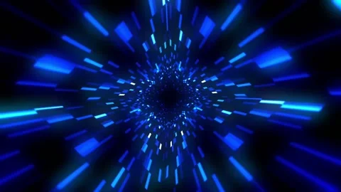 Abstract Light Tunnel Background Loops Video stock 169936889