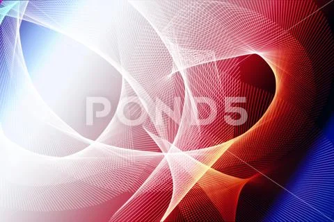 Abstract Light Wave Background With Blue Red Purple Glow And Flowing Lines PSDテンプレート