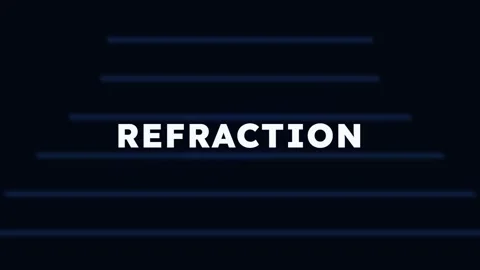 Abstract light wave refraction effect on dark background for visual science.. Stock-Footage 337656244