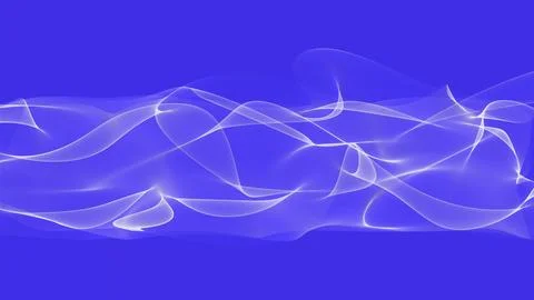 Abstract Light Waves and Motion on Blue Background for Creative Design Stock Illustration