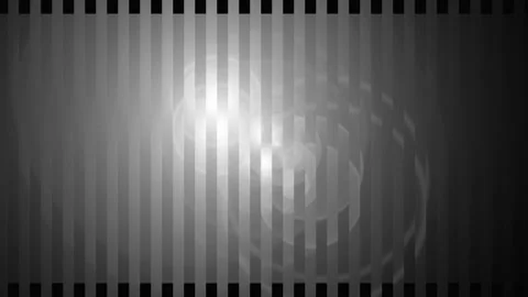 Abstract light waves pulse with geometric motion against a dark background .. Video stock 342514777