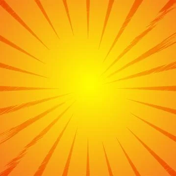 Abstract light yellow sun rays background. Vector Stock Illustration