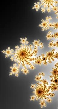 Abstract lighting background with flowers full Stock Illustration