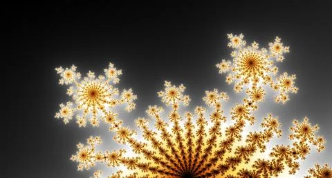 Abstract lighting background with flowers full Stock Illustration