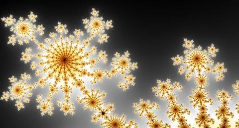 Abstract lighting background with flowers full Stock Illustration