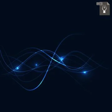 Abstract lighting background Illustrazione stock