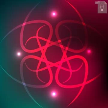 Abstract lighting background Stock Illustration