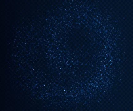 Abstract lighting effects with blue glow particles Stock Illustration
