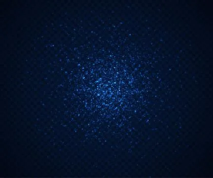 Abstract lighting effects with blue glow particles Stock-Illustration