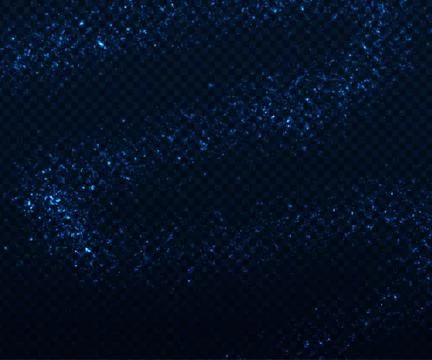 Abstract lighting effects with blue glow particles Stock Illustration