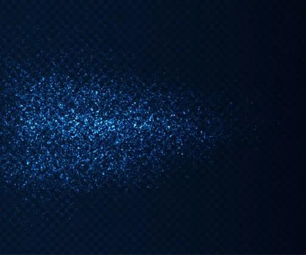 Abstract lighting effects with blue glow particles Stock Illustration