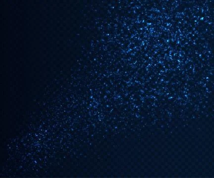 Abstract lighting effects with blue glow particles Stock Illustration